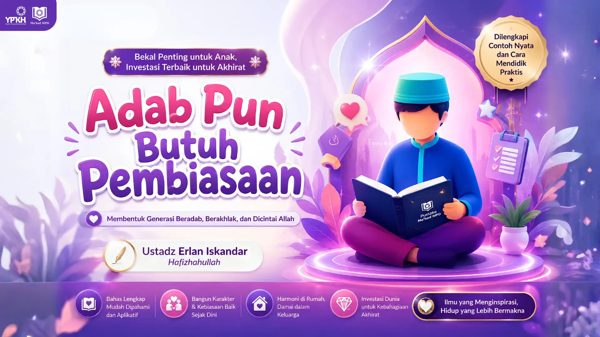 Buku Digital: Adab Pun Butuh Pembiasaan